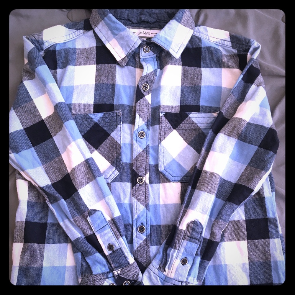 Boys long sleeve button up